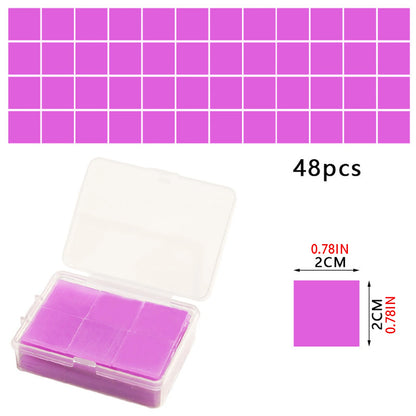 Diamond Painting Wax Storage Box – 48-Piece Glue Clay Set