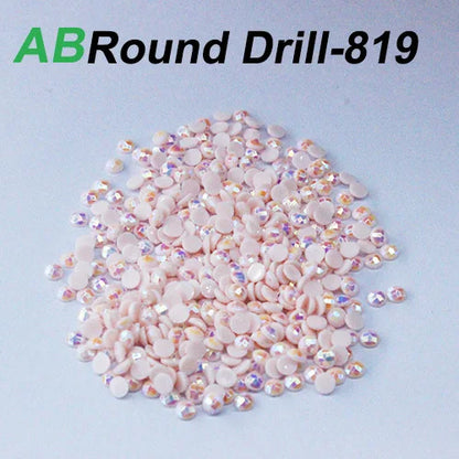 AB Round Diamond Painting Drills – 2.8 mm colour Refill Pack ca. 8000 pcs