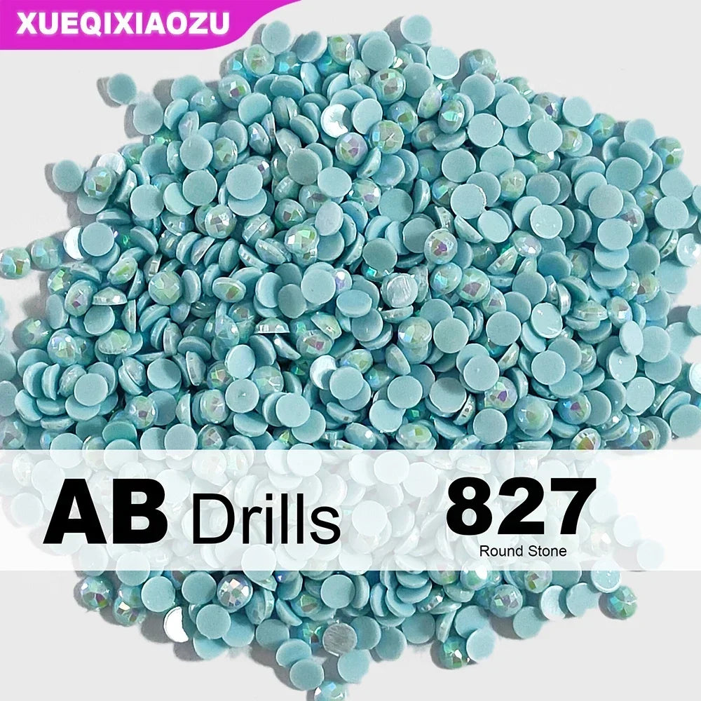 AB Round Diamond Painting Drills – 2.8 mm Colour Refill Pack ca. 1000 pcs