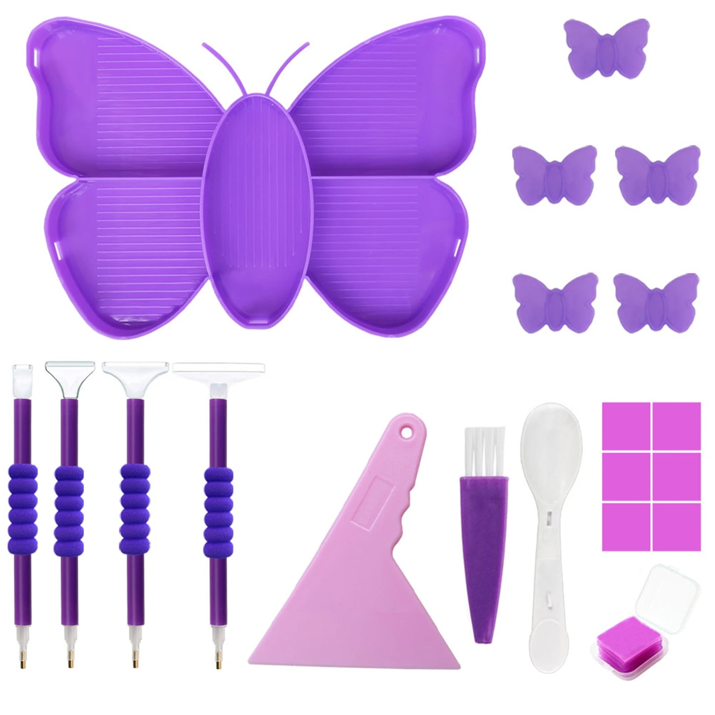 Butterfly Diamond Painting Tray Set – Trays & Tool Kit