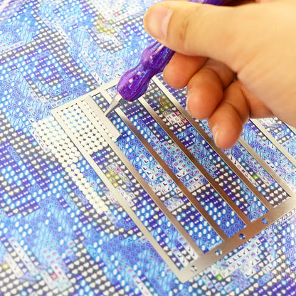 Diamond Painting Alignment Ruler – Drill Placement Guide