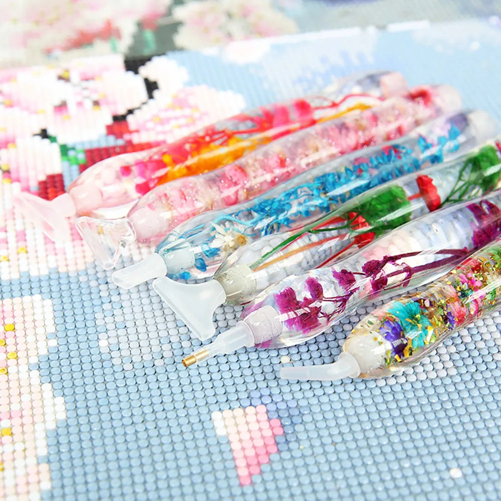 Diamond Painting Flower Resin Pen – Interchangeable Tip Tool