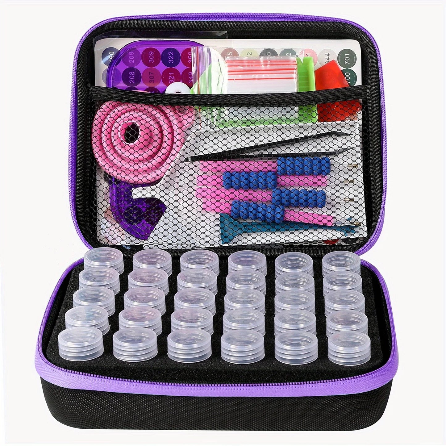 Diamond Painting Tool Storage Bag – 30-Piece Organizer Set