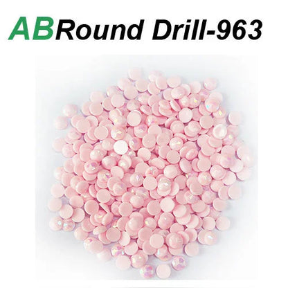 AB Round Diamond Painting Drills – 2.8 mm colour Refill Pack ca. 8000 pcs