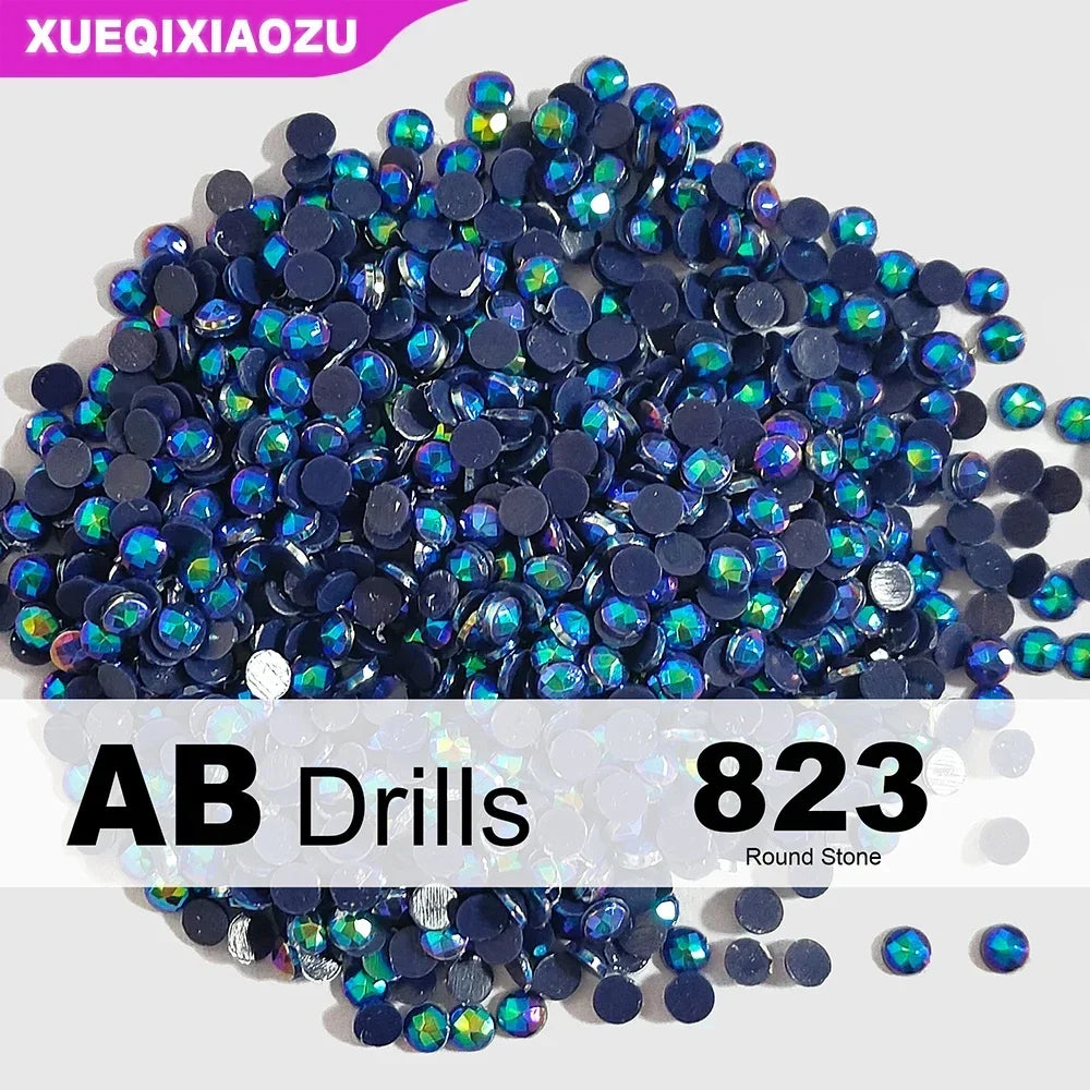 AB Round Diamond Painting Drills – 2.8 mm Colour Refill Pack ca. 1000 pcs