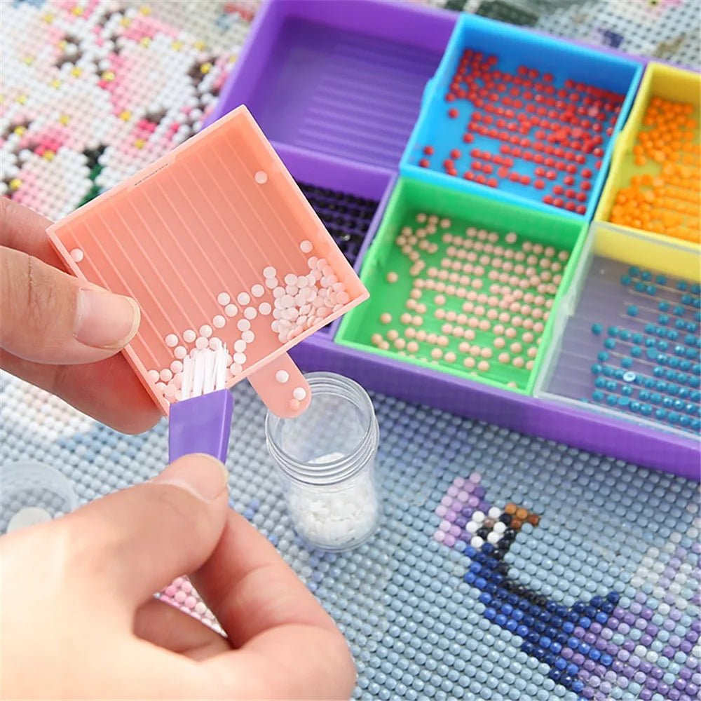 9/20 pcs Diamond Painting Multi-Tray Organizer – Drill Sorting Tray Set