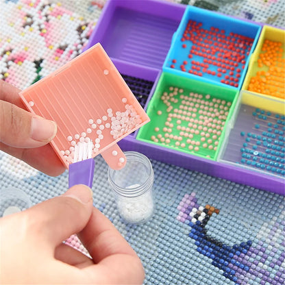 9/20 pcs Diamond Painting Multi-Tray Organizer – Drill Sorting Tray Set