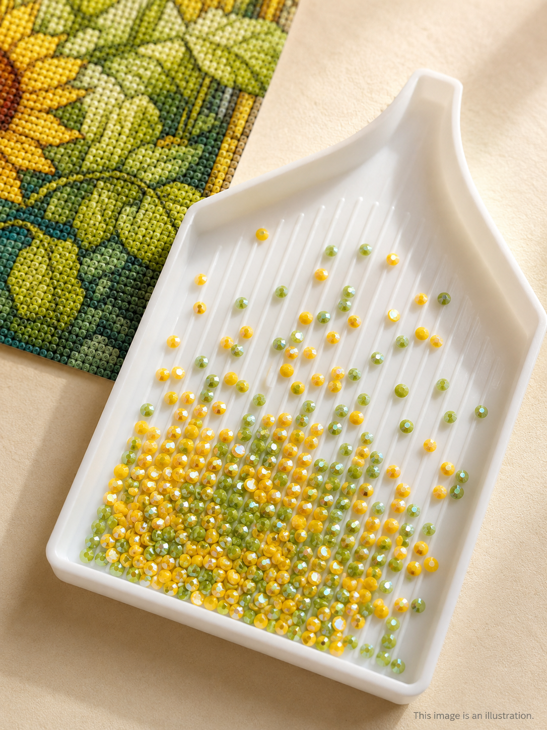 Stained Glass Sunflowers – Fairy Dust Diamond Painting Kit
