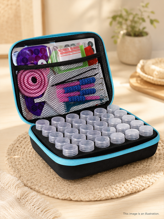 Diamond Painting Tool Storage Bag – 30-Piece Organizer Set