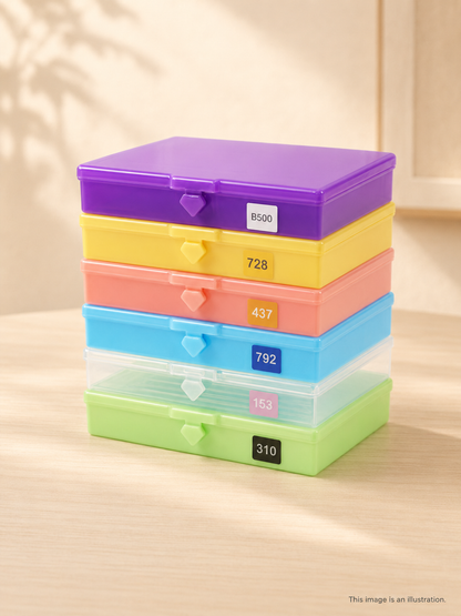 4/6 pcs Diamond Painting Drill Tray Organizer Kit – Stackable Tray Set