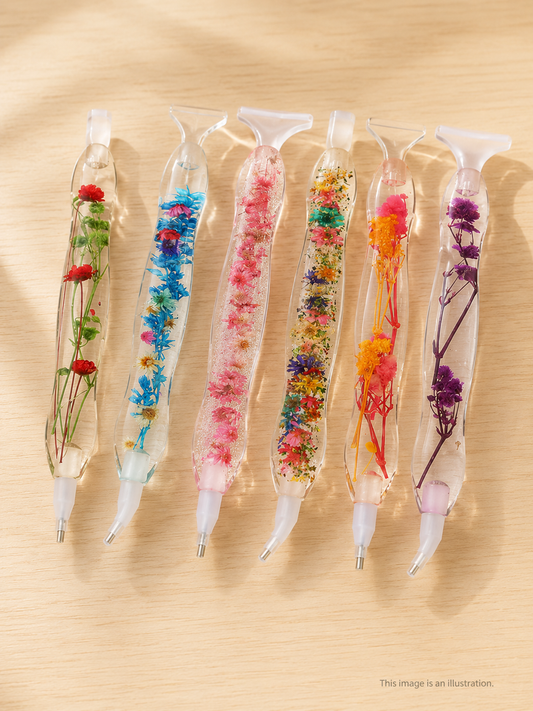 Diamond Painting Flower Resin Pen – Interchangeable Tip Tool